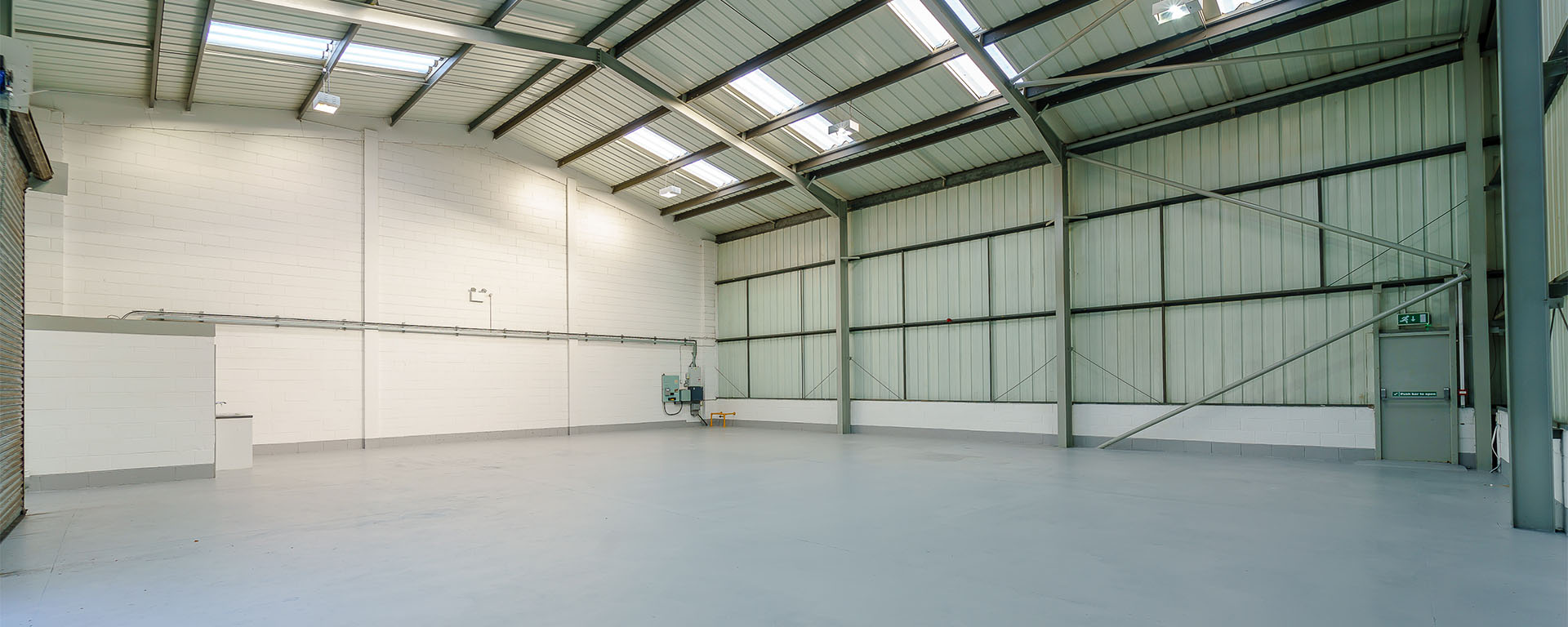 Empty warehouse facility